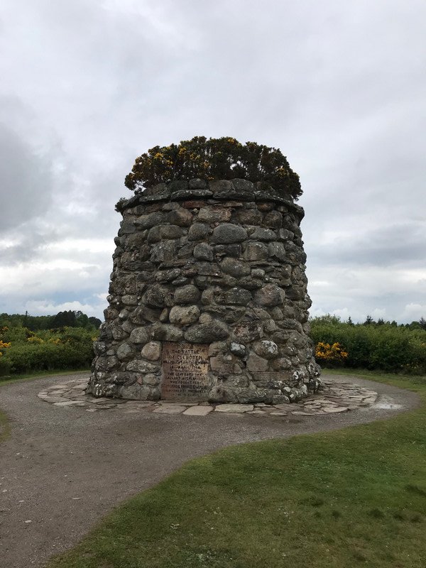 Larger memorial at Culloden Battlefield