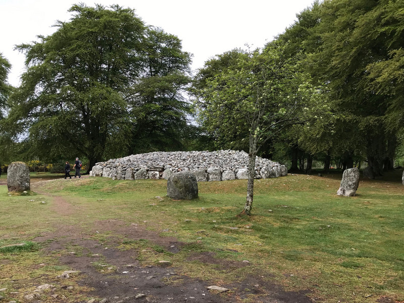 One of the Stone Cairns, surrounded by Standing Stones