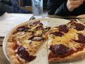 Our Venison Salami Pizza was excellent