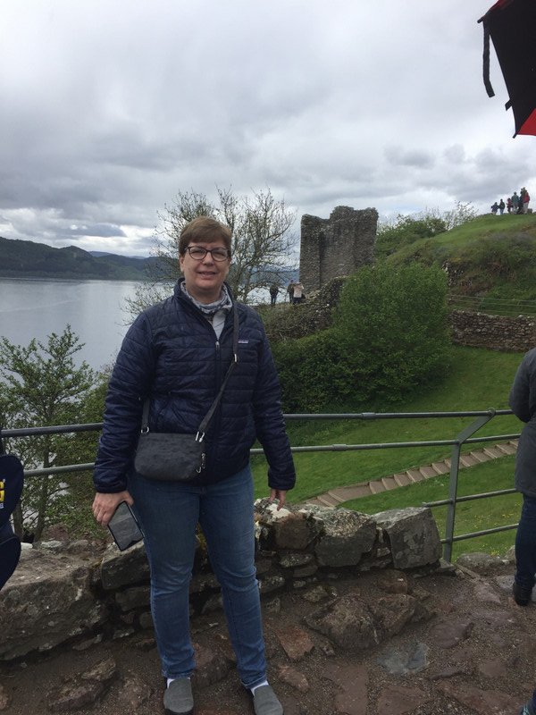 Chris at Loch Ness-no monster in sight