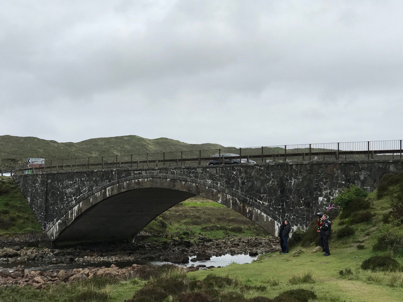 One of the quaint bridges as we leave the Isle of Skye