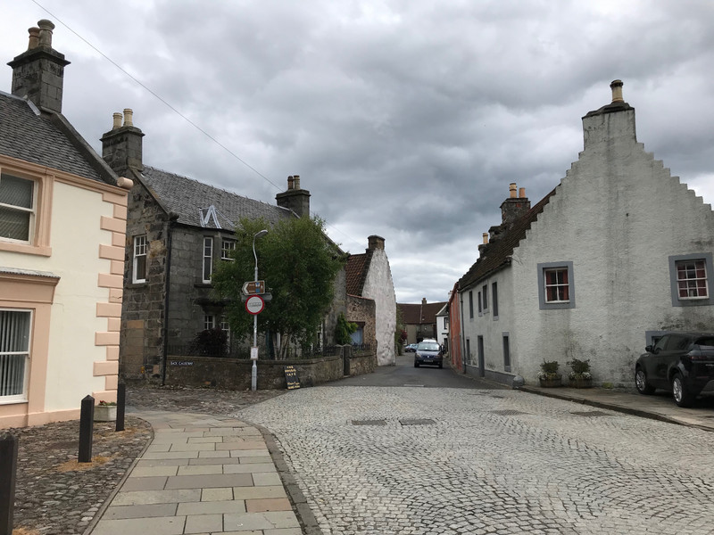 Street view in the quaint town of Culross
