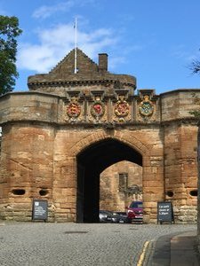 Front gate of Linlithgow Castle.