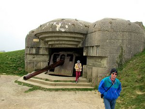 One of the bunkers 