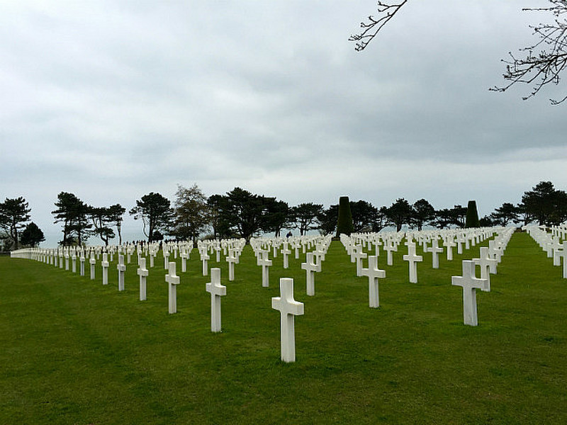 View of the American Cemetery