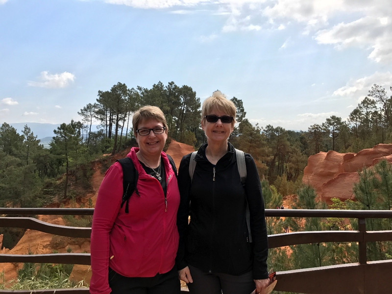 Chris &amp; Dot at the Ochre Cliffs