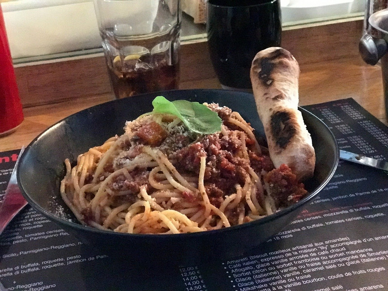 Lunch!  - spaghetti