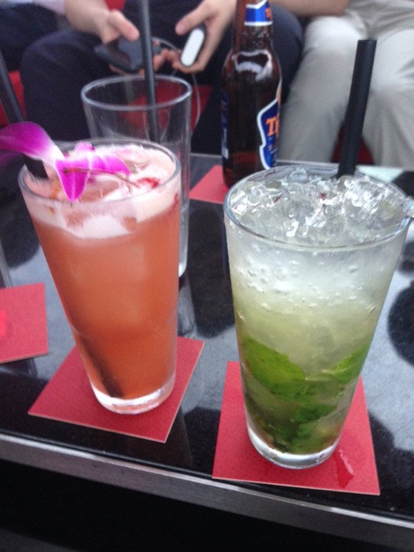 Singapore sling and Mohito