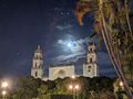 Cathedral with the moon