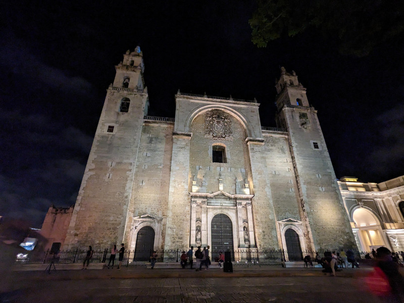 Cathedral at night