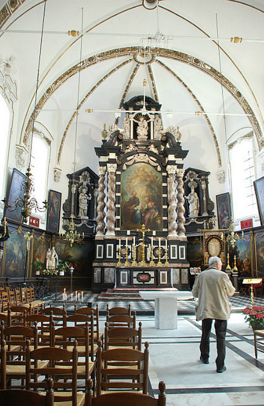 Inside Church of Saint Anne