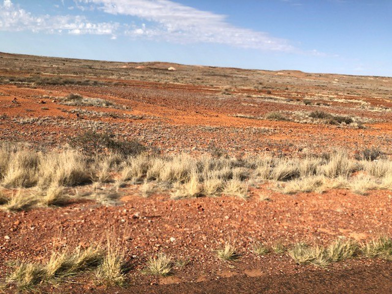 The painted desert between Uluru and Coober Pedy