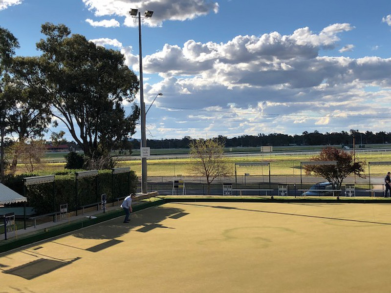 Lawn bowling courts part of the RSI club  Wagga Wagga2
