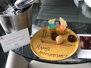 The Marriott taking care of us on our 36th wedding anniversary October 9