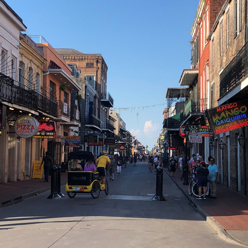 Bourbon Street early in the day