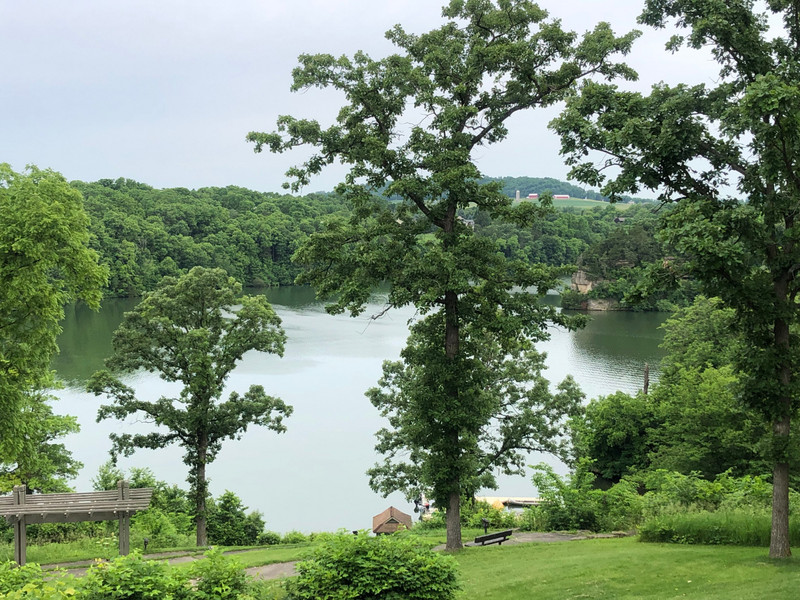 7 View of Lake Galena from the Eagles Ridge resort in Galena 