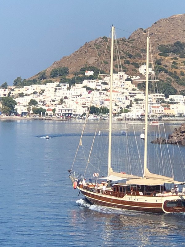 View of Patmos Harbour