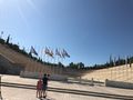 The stadium built for the first modern olympic games in 1896 (neo classical design)
