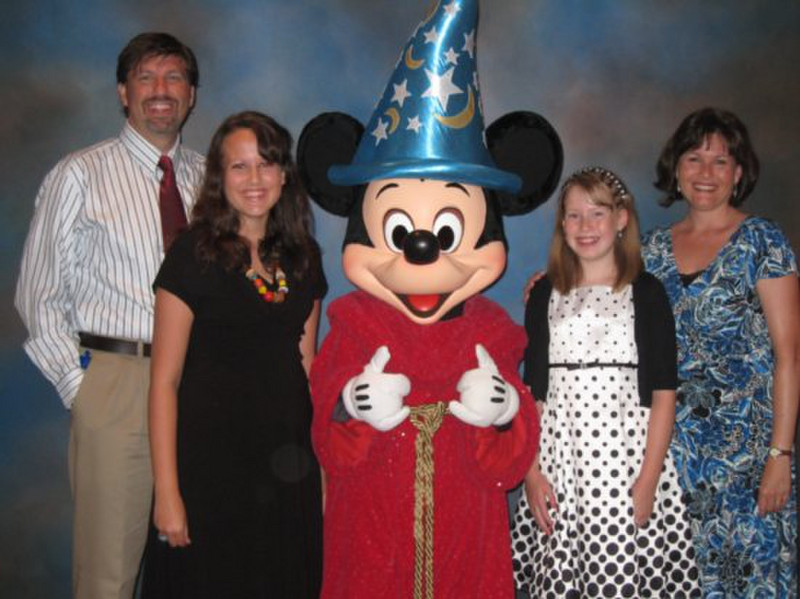 Day 9 - Family with Sorcerer Mickey