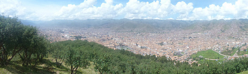 Cusco from Sacsayhuaman