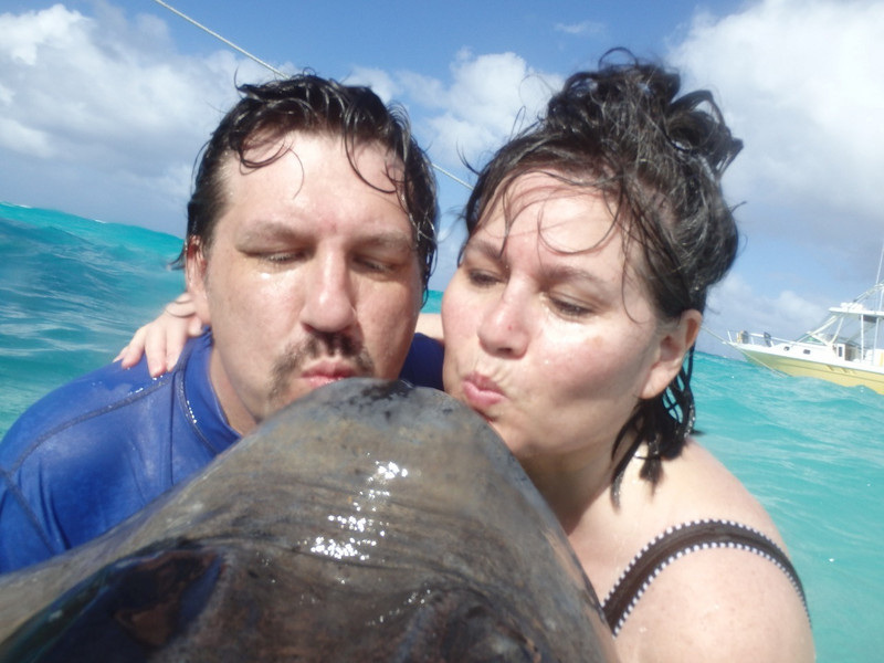 Kissing the Stingray (7 years good luck)