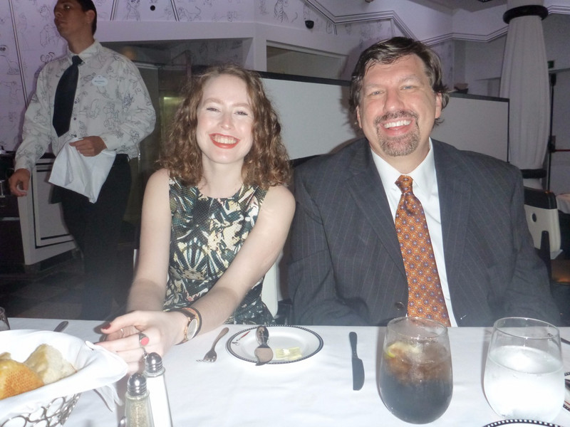 Kelsie and Ric at Dinner