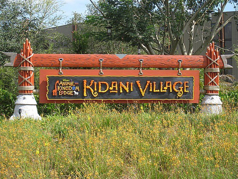 Kidani Village sign