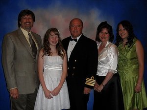 The family with Captain John