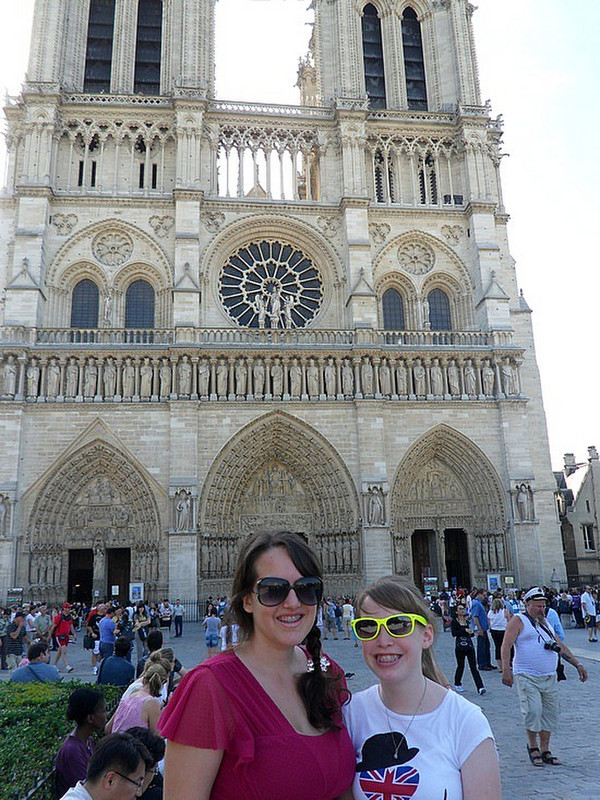 Regan and Kelsie at Notre Dame