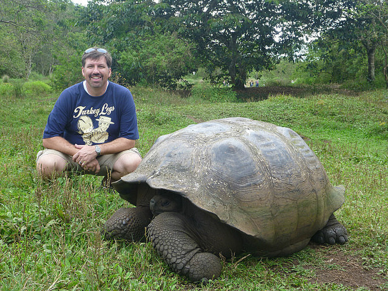 Me and a tortoise