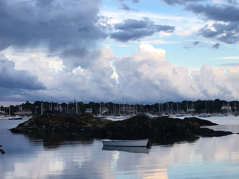 Post-storm Clouds with Boat