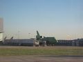 What is this green plane at Heathrow?