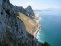 East Gibraltar Coastline Late Afternoon