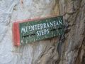Mediterranean Steps Sign