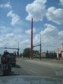 Red Poles Mark Alberta&#39;s Border