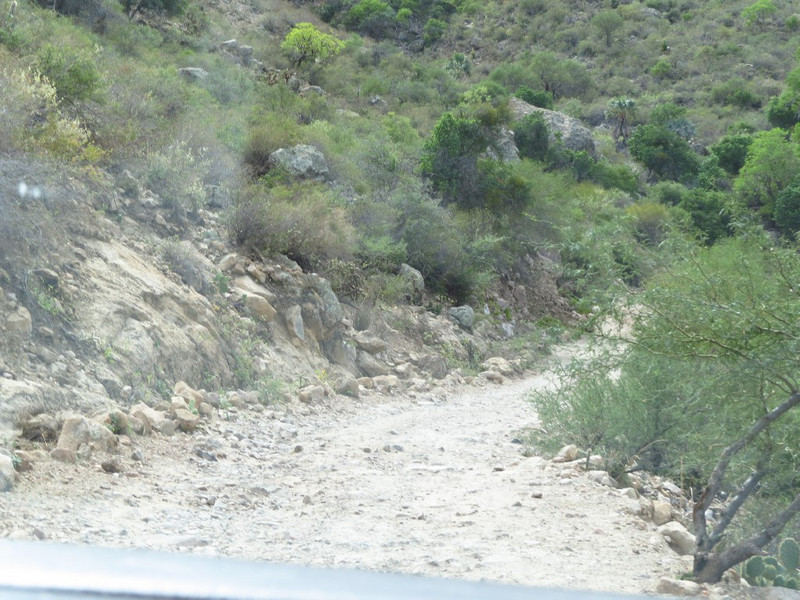The 'road' to Cueva Raton.