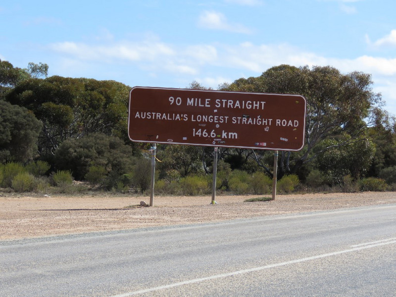 Sign about straight