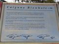 Information about the blowhole or breathing cave