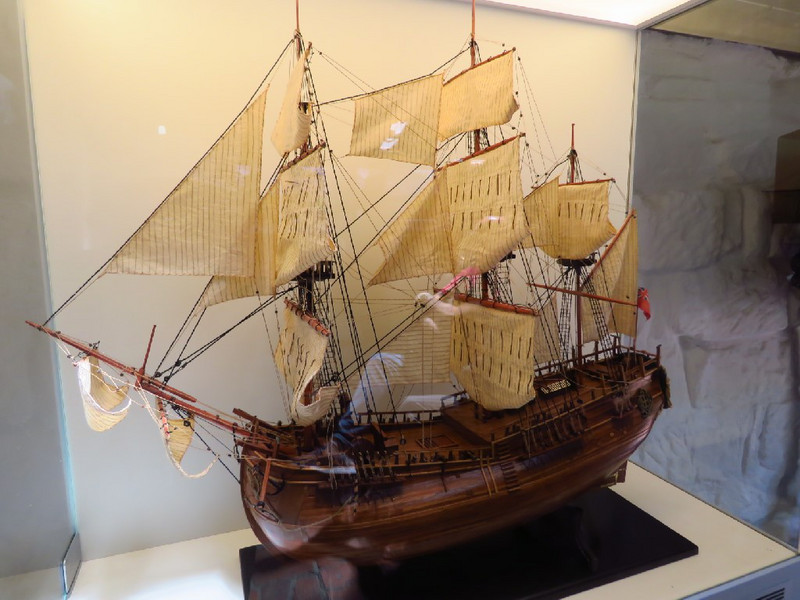 Model of Endeavour  in Cook's House