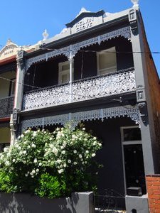 Some very attractive terraced houses in Melbourne