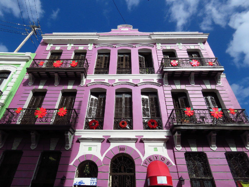 Colourful buildings in San Juan