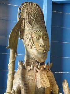 Detailed sculpture from Benin