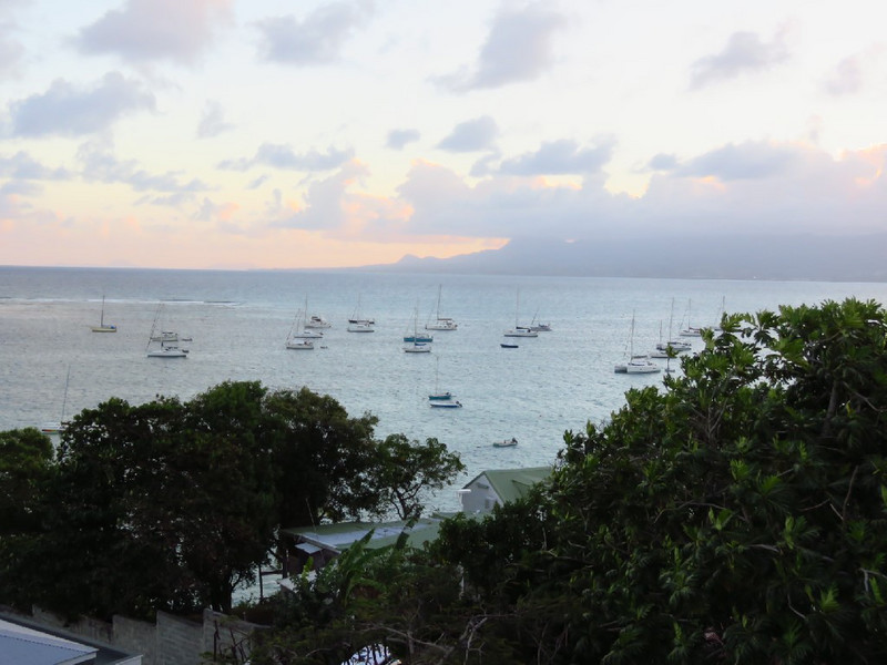View from Cazanny's to Basse Terre