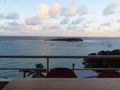 View from Cazanny's, Le Gosier island in front