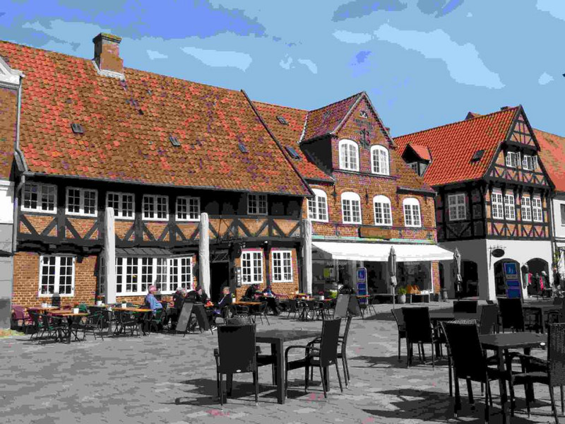 Ribe town centre, Denmark
