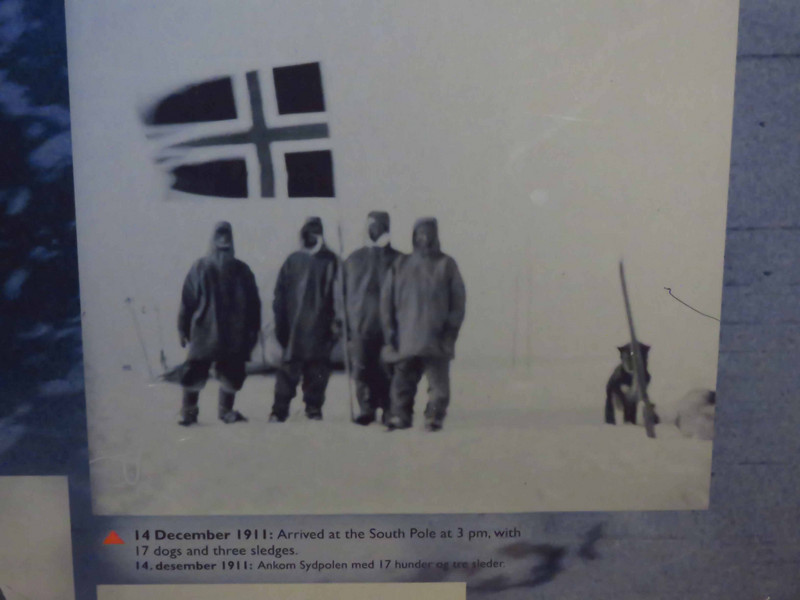 Amundsen and party at South Pole 1911