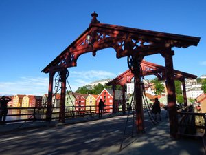Type of drawbridge in Trondheim