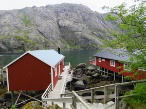 Nusfjord with Rorbu fishing huts