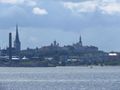 View of Tallinn from ferry