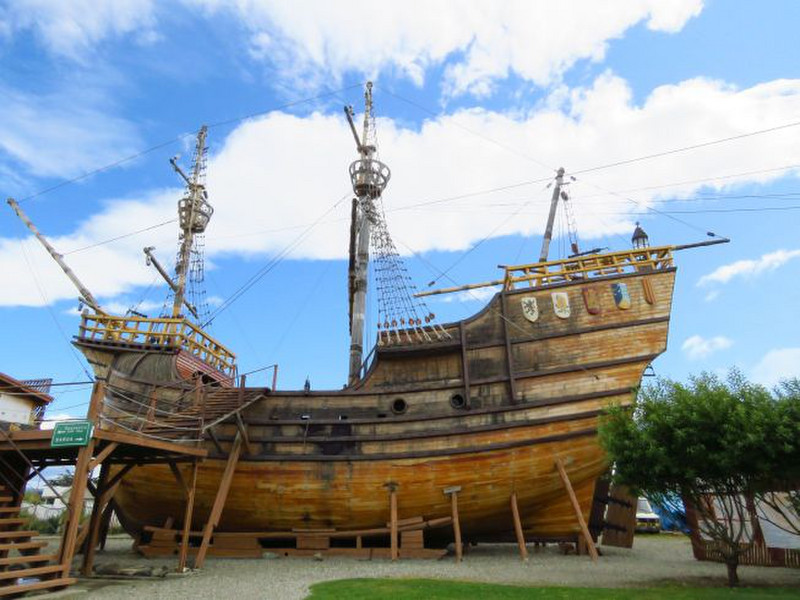 Replica of one of Magellan's ships, the Victoria